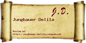 Jungbauer Delila névjegykártya